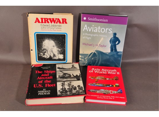 Lot Of Books Ships And Aircraft Of The US Fleet, Axis Aircraft, Aviator, Airwar
