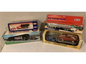Four Mobil Collectible Vehicles
