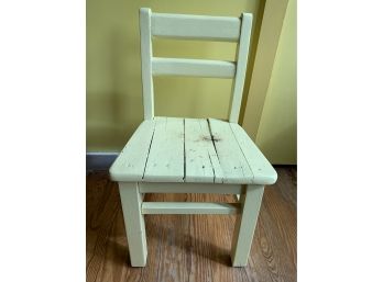Child’s Chair Painted Yellow
