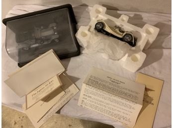 Two Model Cars, Jaguar Ss100 And Rolls Royce Silver Ghost