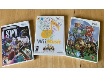 Three Wii Games