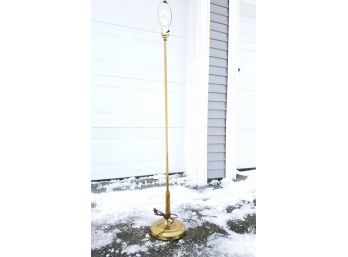 Mid Century Solid Brass Floor Lamp