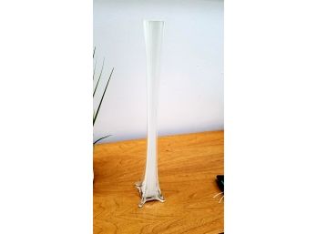 Tall Slim Modern Glass Vase