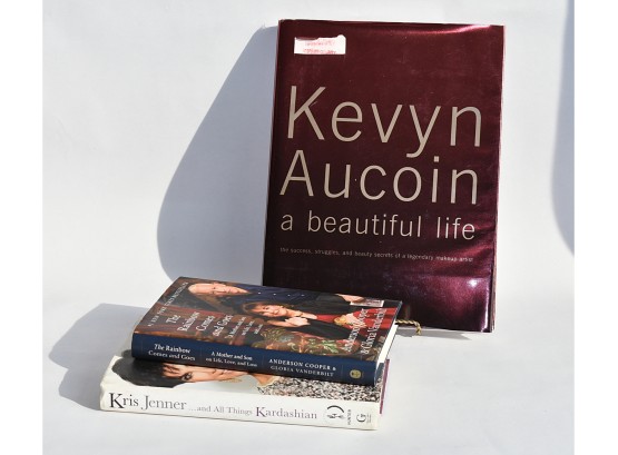 Pop Culture Books, Kris Jenner, Kevin Aucoin, Anderson Cooper