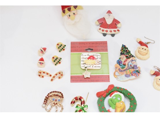 Christmas Pin & Jewelry Collection