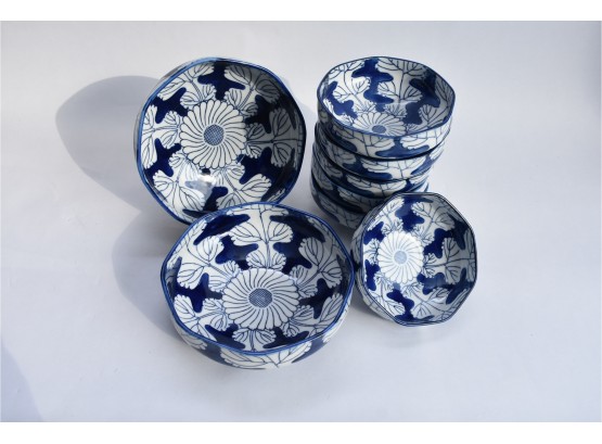 Set Of Eight China Bowls