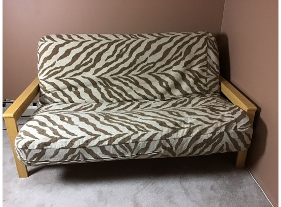 Luxurious Covered , Thick Mattress Full Size Futon