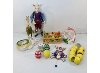 Large Assortment Of Easter Decorations.