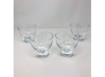 Set Of Glass Dessert Bowls