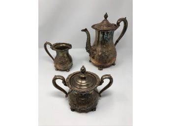 Vintage Silver-plated Tea Service Set