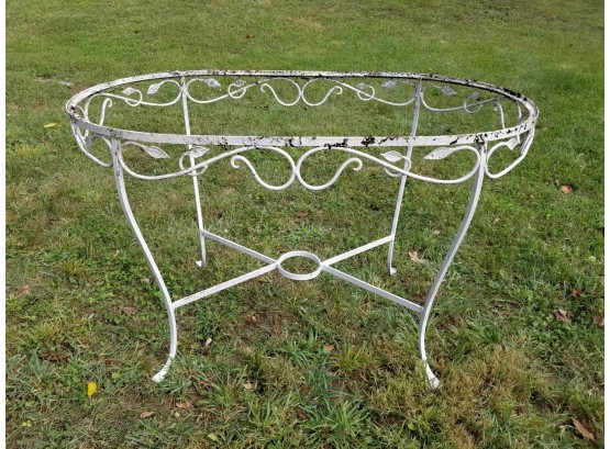 Vintage 1940's Wrought Iron Table Base