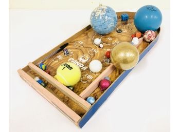 Kristina Zallinger Original Found Objects Sculpture Titled “Pinball”