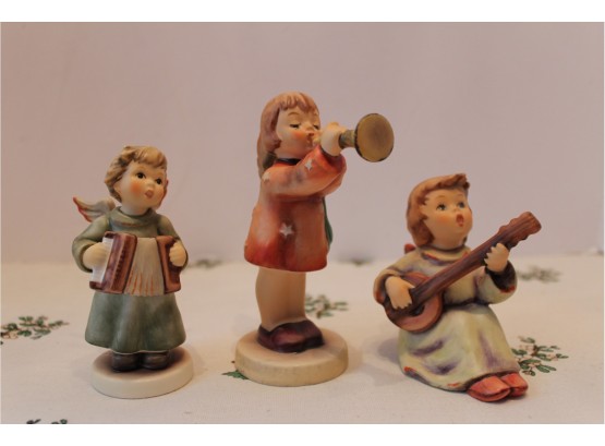 Three Vintage Hummel Angel Figurines