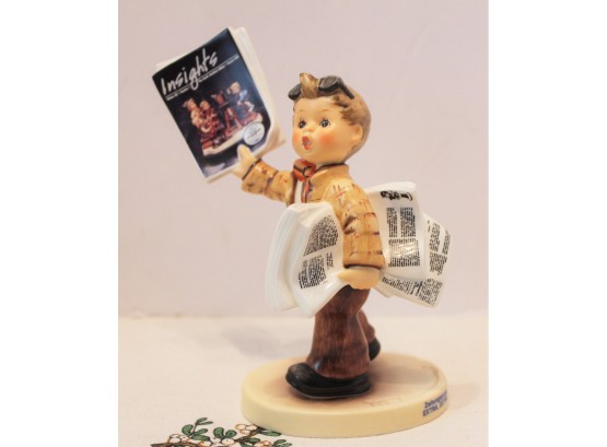 Vintage Hummel Club 2001/2002 Exclusive Edition Insights 'EXTRA, EXTRA' #2113 Figurine