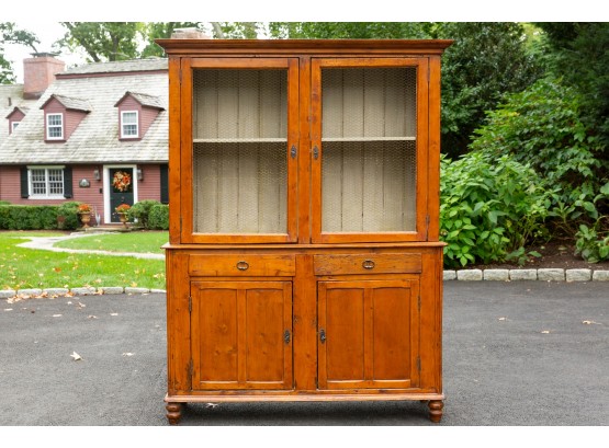 Lillian August Antique Ca. 1860 Display Cabinet  (Retail $3,708//See Original Receipt Photo)