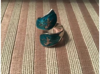 Sterling Silver Siam Ring