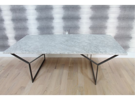 Amazing Modern WEST ELM Marble Coffee Table