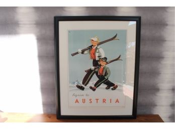 Wonderful Austrian Ski Framed Print / Poster