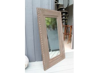 Very Large Industrial Framed Mirror