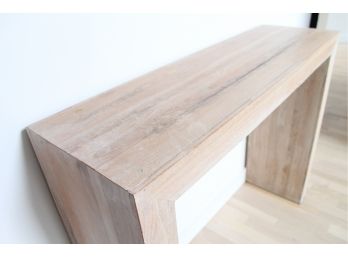 Beautiful Ash Colored Wooden Console Table