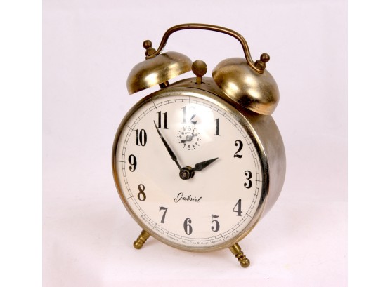 1950’s Vintage Wind Up Gabriel / Robert Shaw Lux Double Bell Alarm Clock