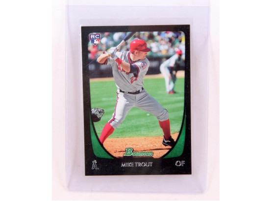 Mike Trout Angels 2011 Bowman Draft Rookie RC #101 - NM-MT+