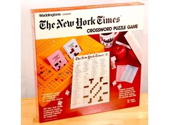 RARE 1985 WADDINGTON'S THE NEW YORK TIMES CROSSWORD PUZZLE - NEW