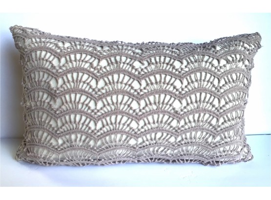 Lavender Lace Pillow - Down Filled