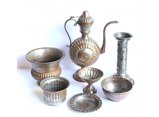MiddleEastern Copperware - Countries Of Origin Are: Egypt &  الجمهورية العربية المتحدة (UAR)