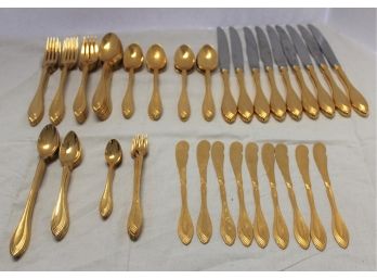 Vintage Oneida Community Gold Plated Flatware