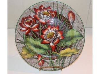 Single Beautiful Antique Wedgwood 'Waterlily' 10 1/4' Plate