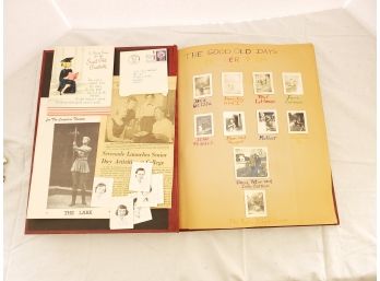 Wonderful Vintage 1940s 1950s Jr High & High School Muscatine Iowa Scrapbook