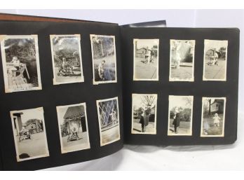 Vintage Family Photo Album W/Pictures From 1930's & 1940s