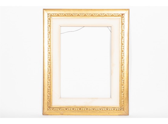 Antique Gold-Painted Wood Frame
