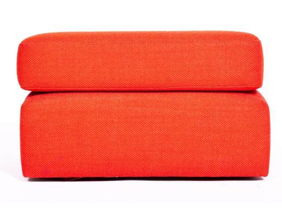 Orange Bench Ottoman