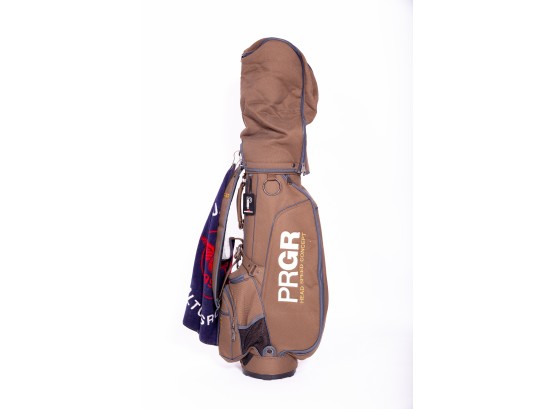 Set Of PRGR Golf Clubs With Bag