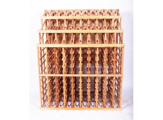 Wooden Commercial Style Wine Rack, Valued At $500