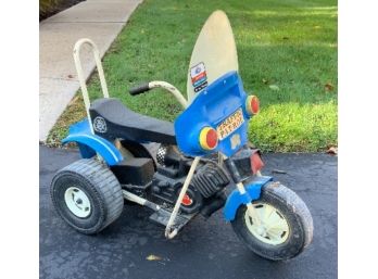 Vintage Battery Operated Ride-on Motorcycle
