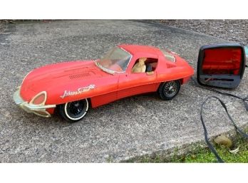 Vintage Johnny Speed Jaguar 1966 Topper Remote Control Car