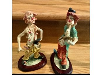 Arnart Imports Clown Figurines 1984