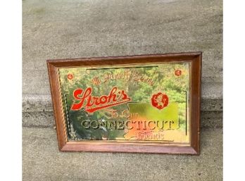 Stroh’s Beer Mirror ~ Connecticut ~