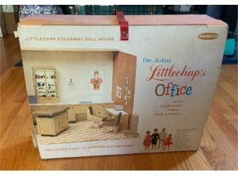 Vintage Littleschap’s Foldaway Doll House ~ With Original Booklet ~
