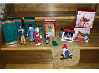 Christmas Lot ~ Mugs, Russ Figurines & More ~