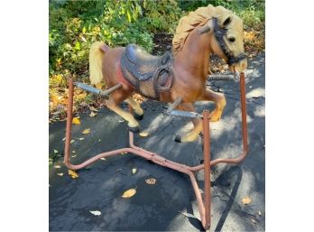 Vintage Spring Bounce Horse ~ Great Piece ~