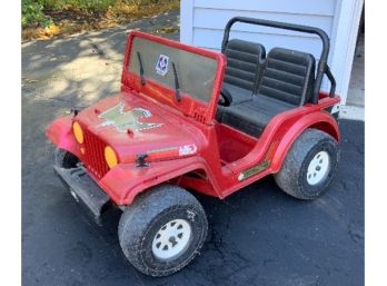 Vintage Power Wheels Battery Operated Jeep