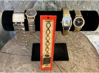 Jewelry Lot # 5 ~ 4 Watches & New Band ~