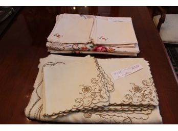 Embroidered Table Cloth & Placemats