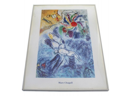 Vintage 1991 Marc Chagall 'The Creation Of Man' Classic Framed Poster