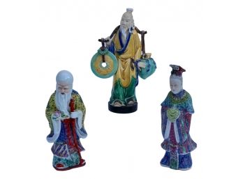 Three Vintage Asian Figurines