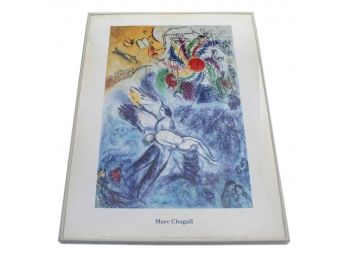Vintage 1991 Marc Chagall 'The Creation Of Man' Classic Framed Poster